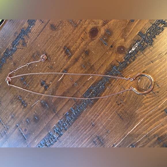 Fun U Rose Gold Tone Necklace - Picture 2 of 4